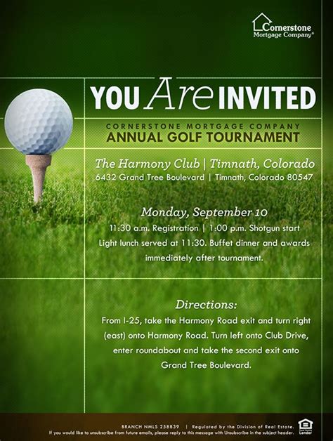 golf tournament email invitation template|Swing Your Way to Better Communication: The Driving Power of .